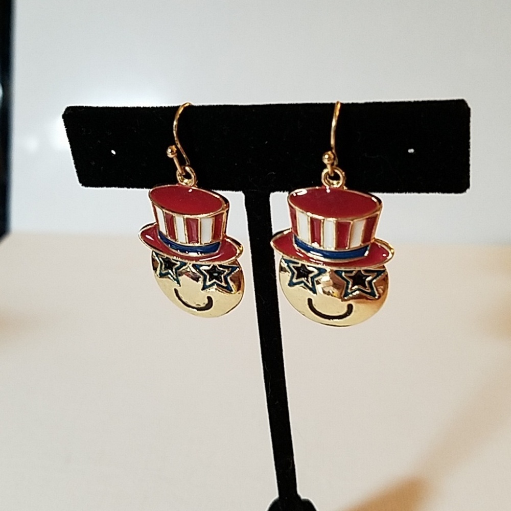 Patriotic Jewelry Red White Blue USA America Flag